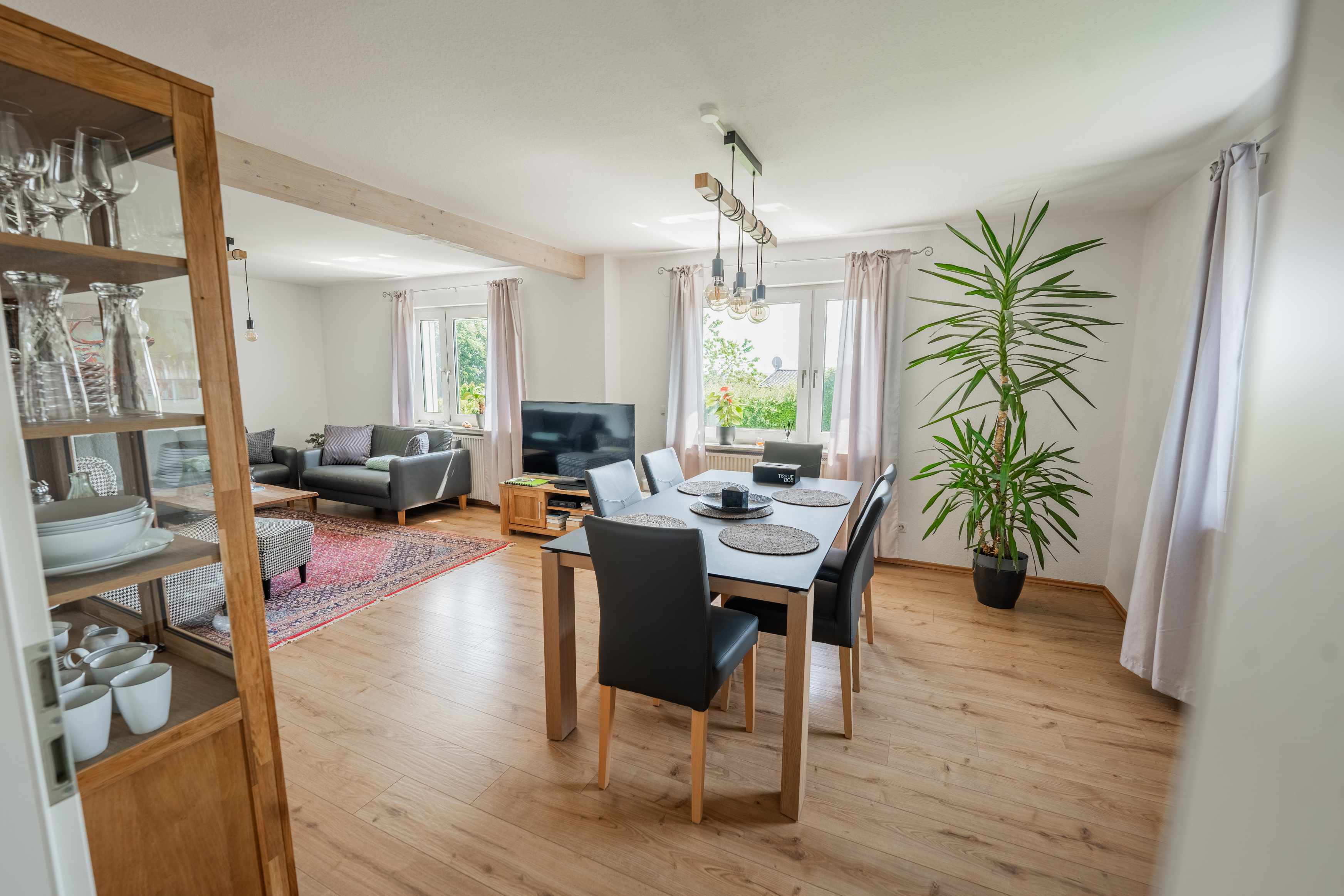 Privater Pool im Garten des Ferienhauses Tina in Monschau-Mützenich